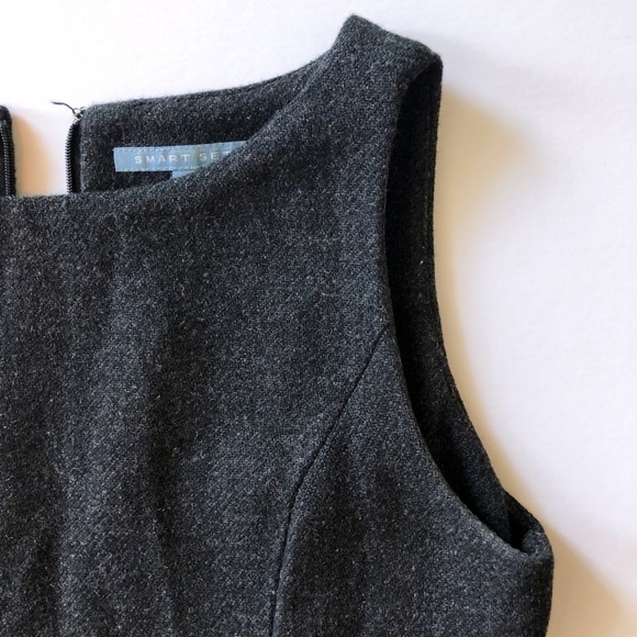 Smart Set 𝅺midi wool dress with lace trim - Picture 6 of 8